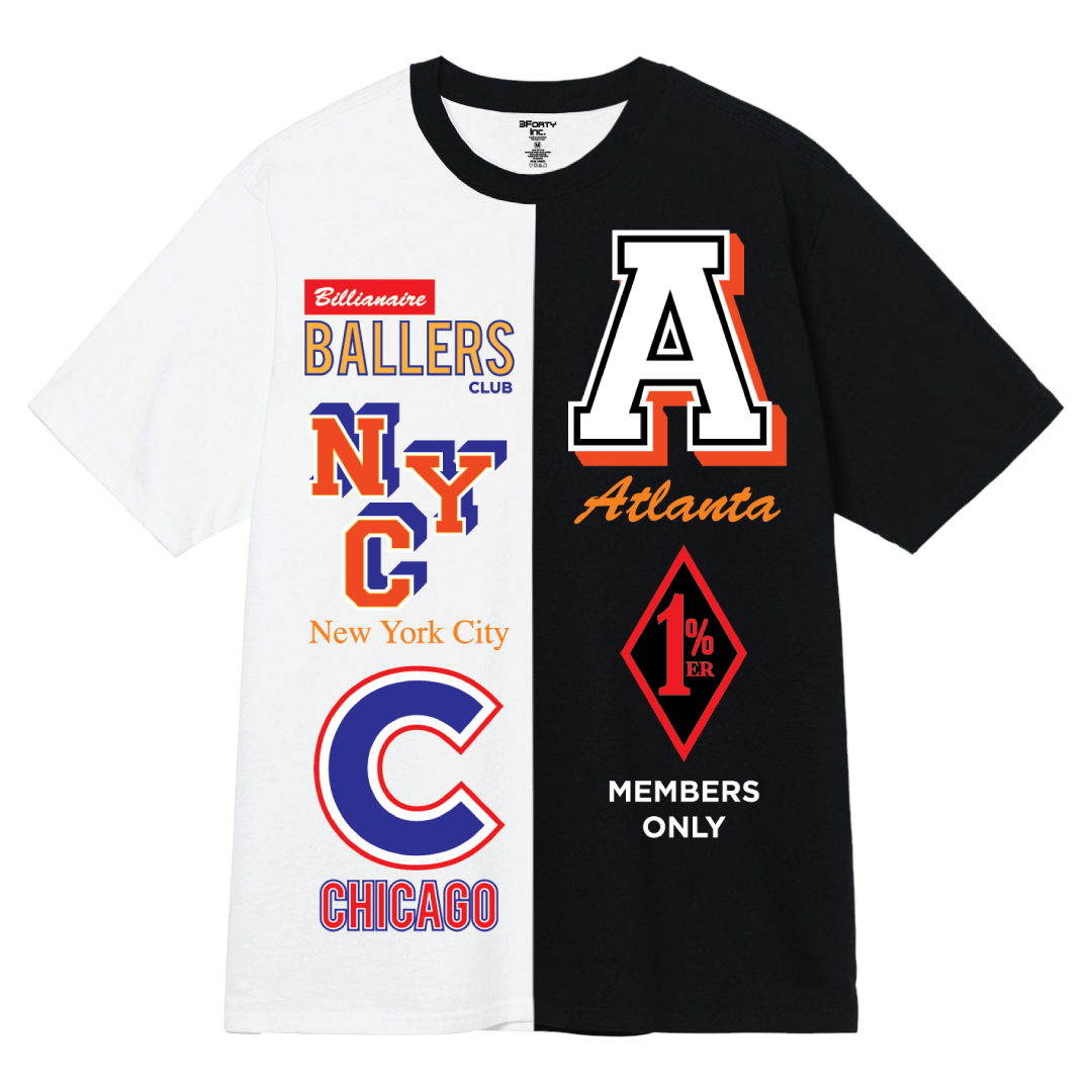 ATLANTA BALLERS COLOR BLOCK TEE
