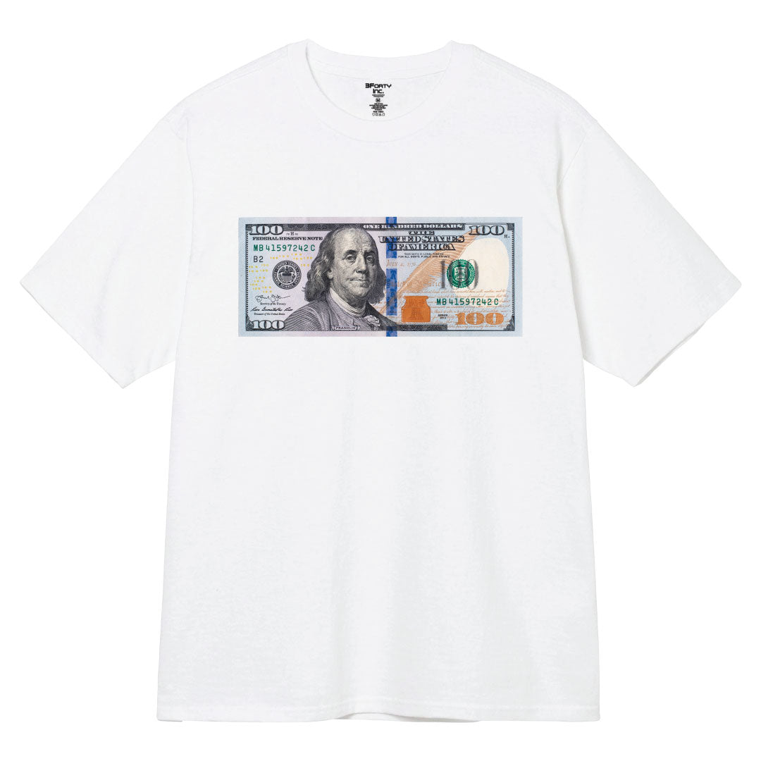 100 DOLLAR BANKNOTE DIGITAL TEE
