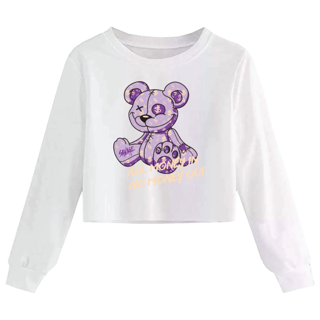 JR All Money In Crop Long Sleeve