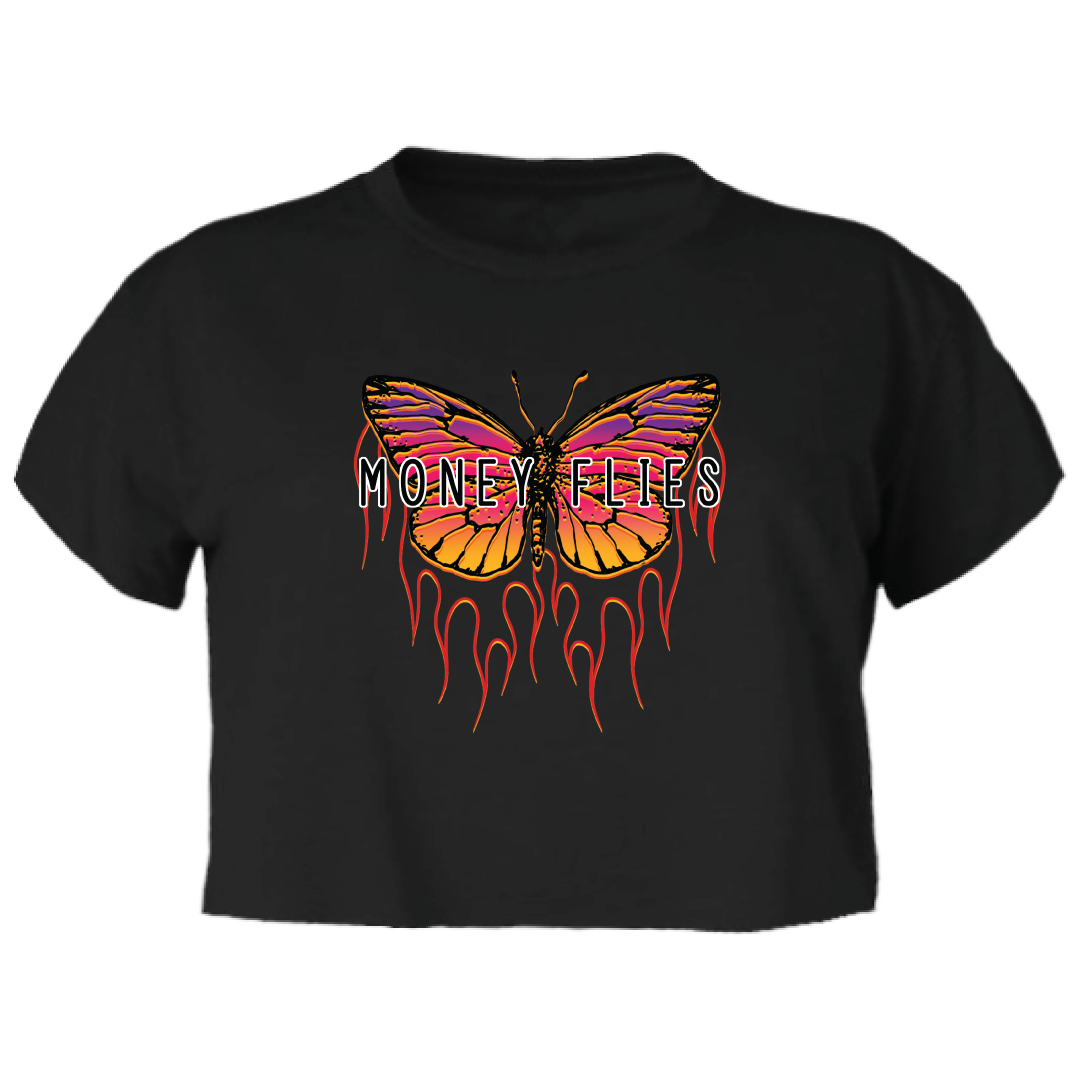 JR MONEY FLIES CROP TOP