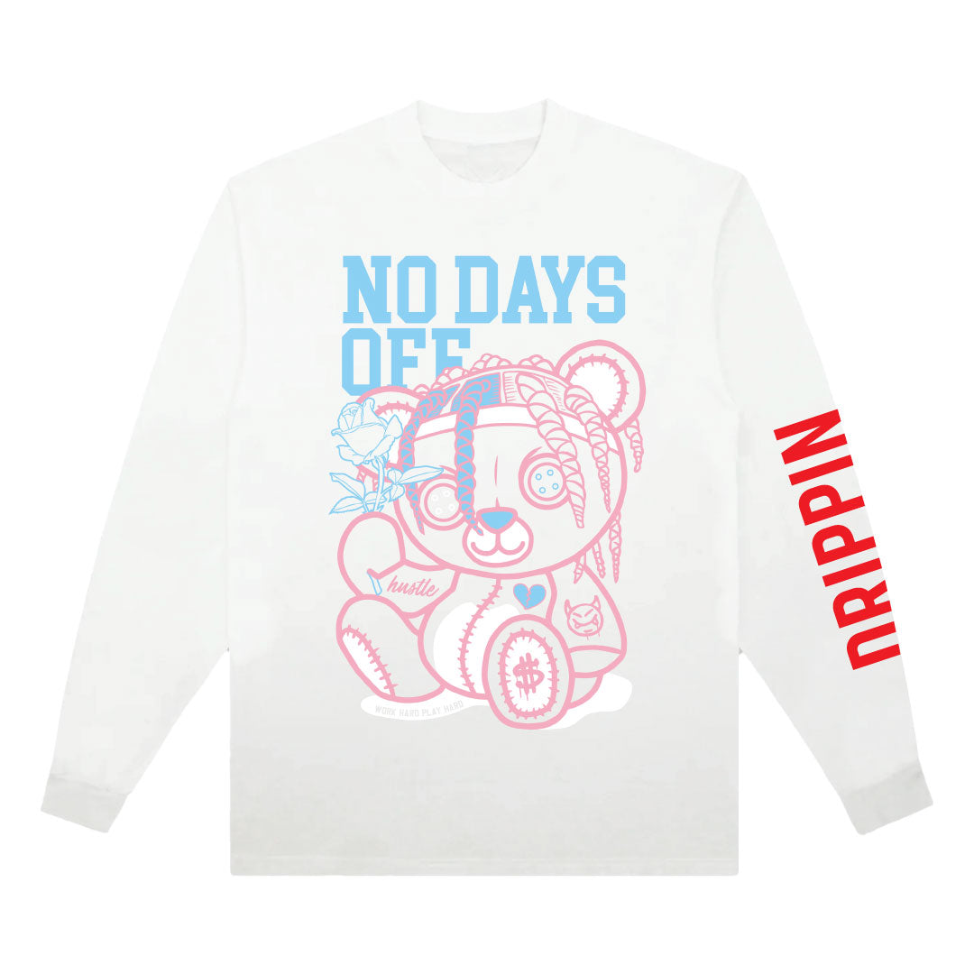 No Days Off Long Sleeve Tee
