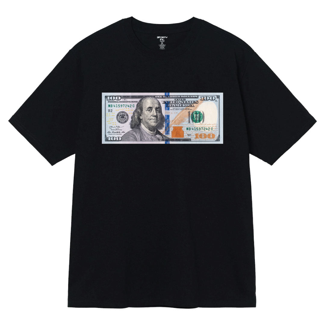 100 DOLLAR BANKNOTE DIGITAL TEE