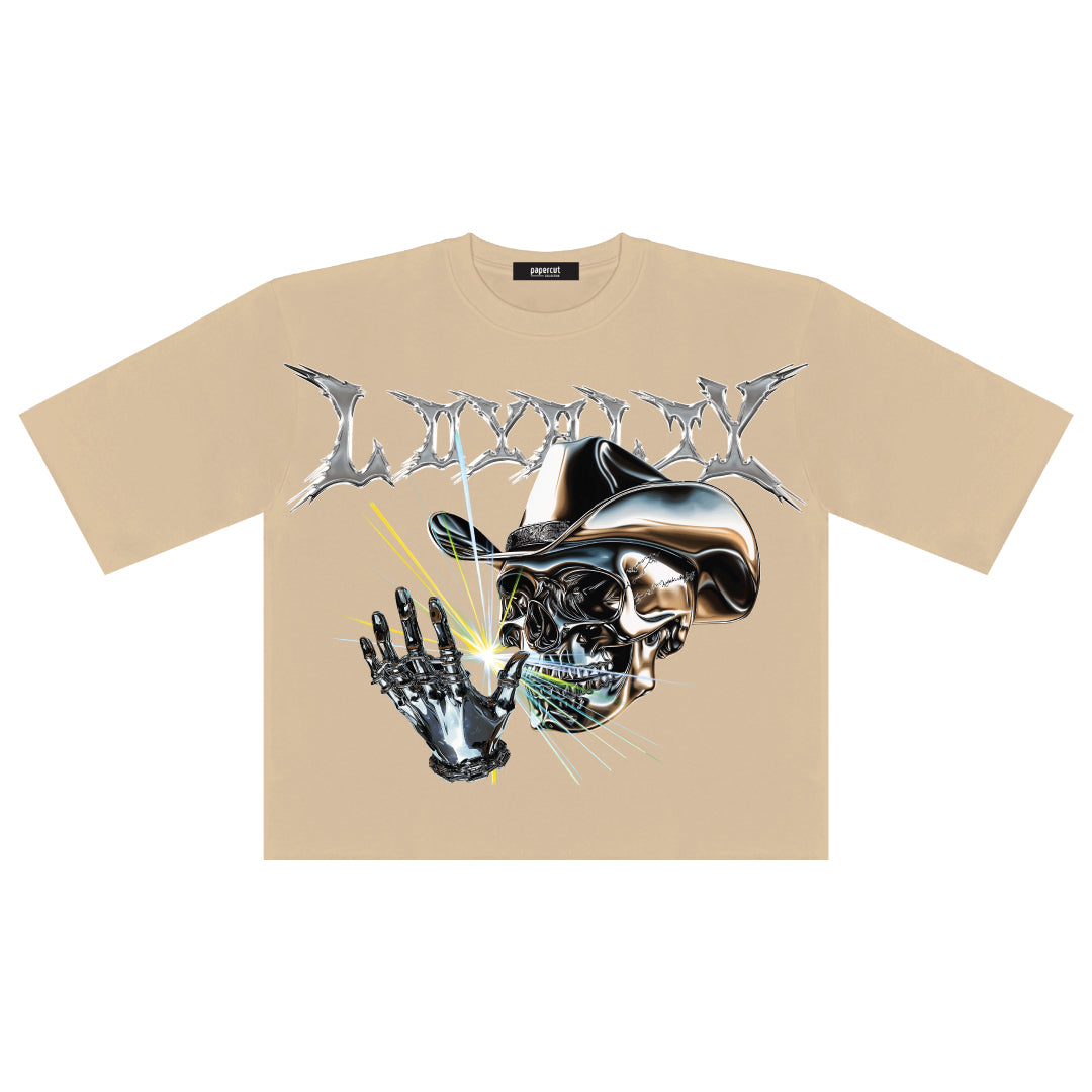 LOYALTY DIGITAL OVERSIZED CROP TEE