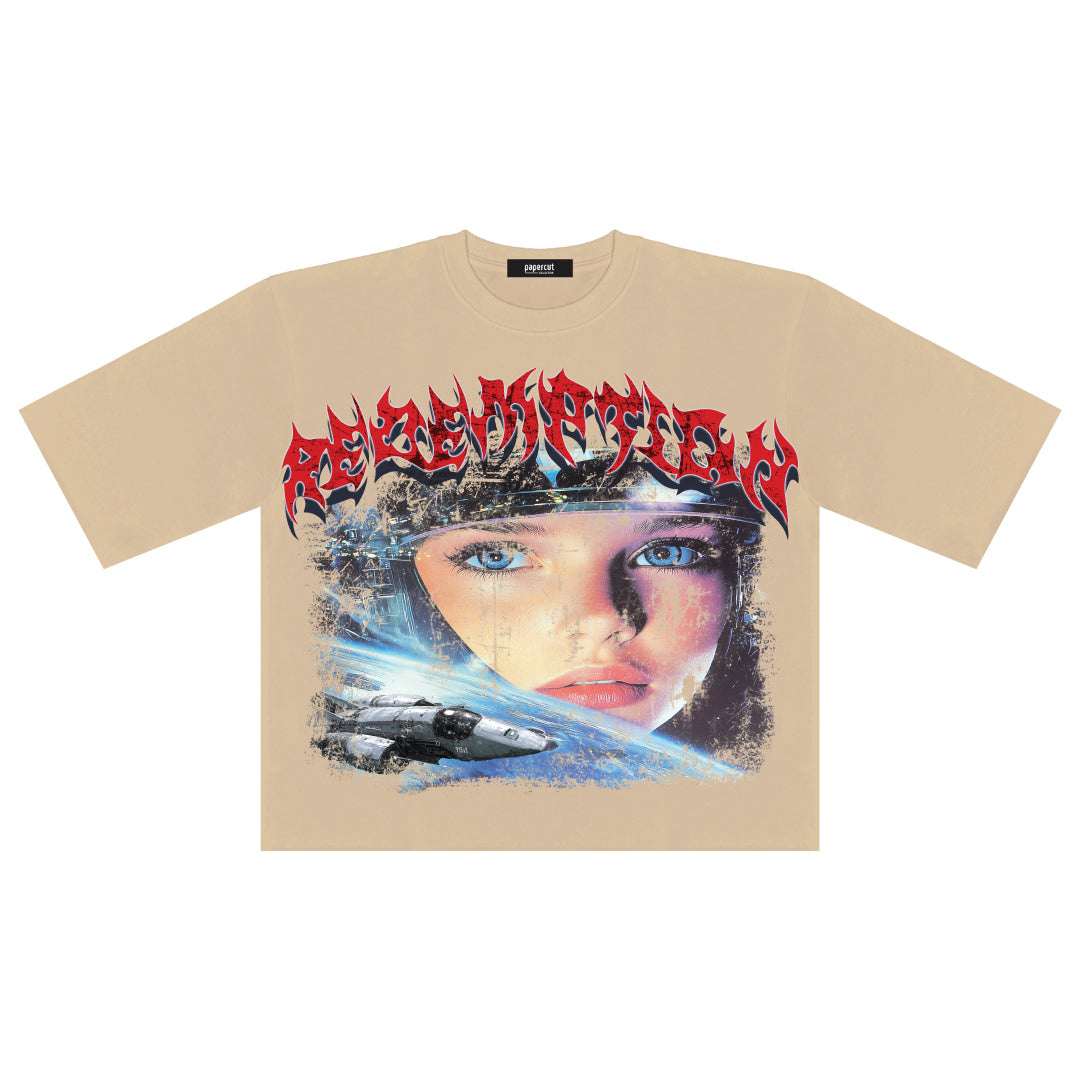 REDEMPTION DIGITAL OVERSIZED CROP TEE