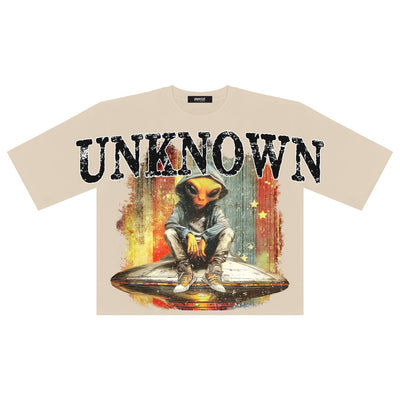 UNKNOWN OVERSIZED DIGITAL CROP TEE