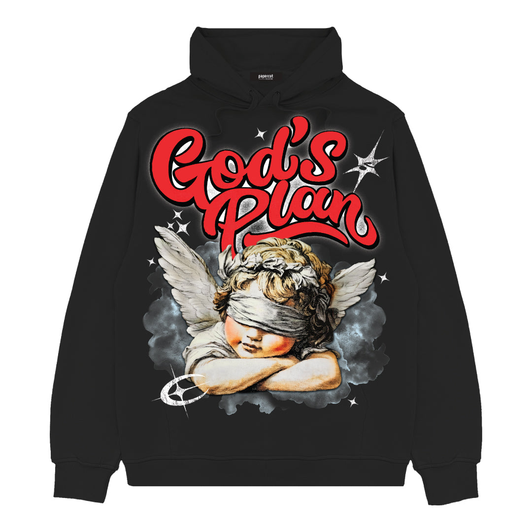 GOD'S PLAN PRINTED HOODIE