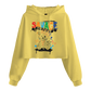 JR SAVAGE BORN TO HUSTLE CROP HOODIE