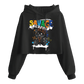 JR SAVAGE BORN TO HUSTLE CROP HOODIE
