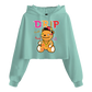 JR DRIP BEAR CROP HOODIE