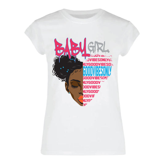 JR BABY GIRL GOOD VIBES TEE