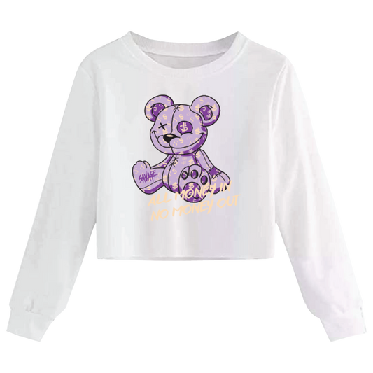 JR All Money In Crop Long Sleeve