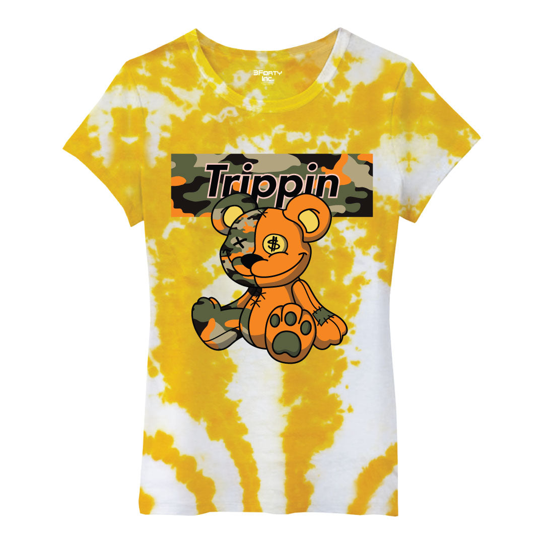 JR TRIPPIN BEAR TIE DYE TEE