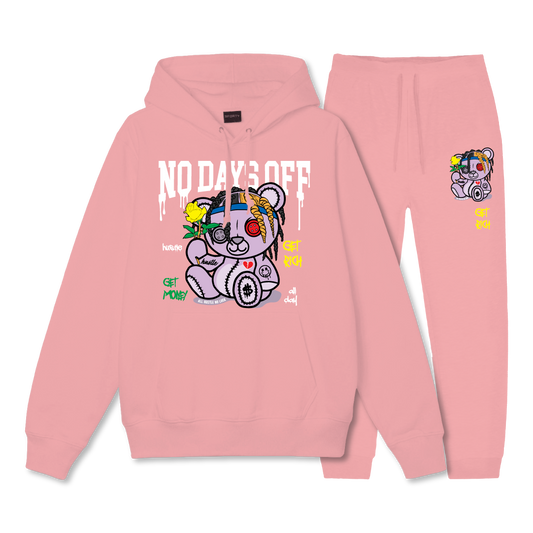 NO DAYS OFF HOODIE SET