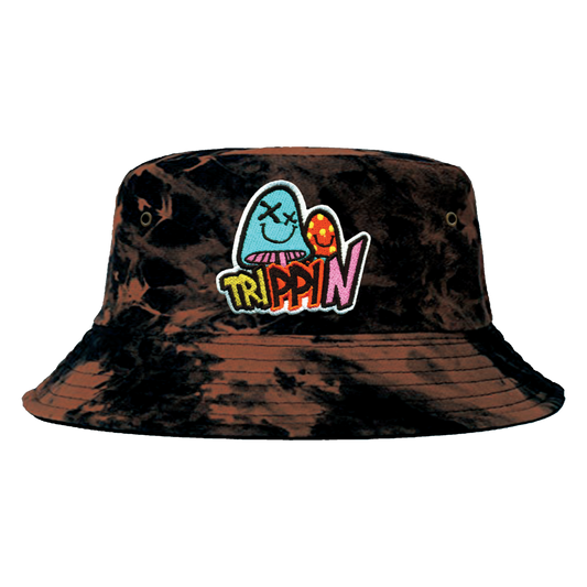 Trippin Bleached Bucket Hat