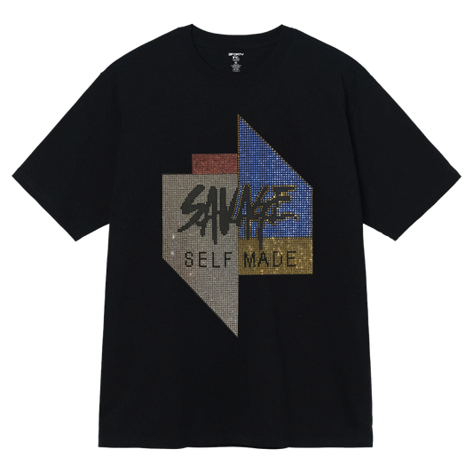 Savage Self Made Rhinestone Tee
