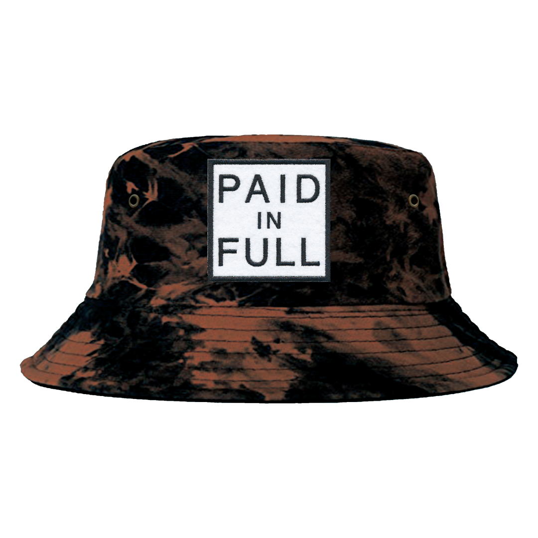 Paid In Full Bleached Bucket Hat