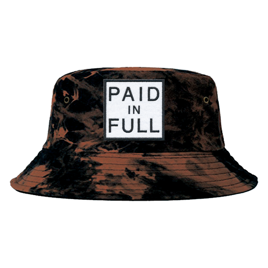 Paid In Full Bleached Bucket Hat