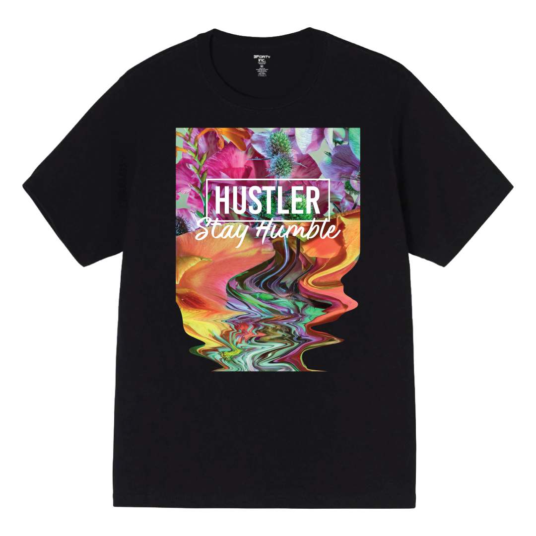 HUSTLER STAY HUMBLE DIGITAL TEE