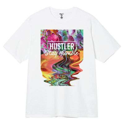 HUSTLER STAY HUMBLE DIGITAL TEE